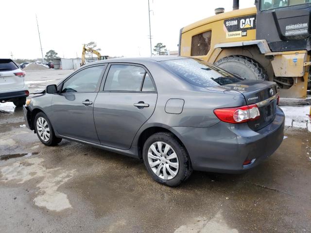 2T1BU4EE1CC871878 - 2012 TOYOTA COROLLA BASE GRAY photo 2