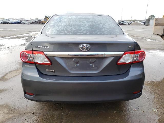 2T1BU4EE1CC871878 - 2012 TOYOTA COROLLA BASE GRAY photo 6