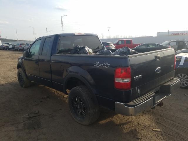 1FTPX14595FB43250 - 2005 FORD F150 BLUE photo 3