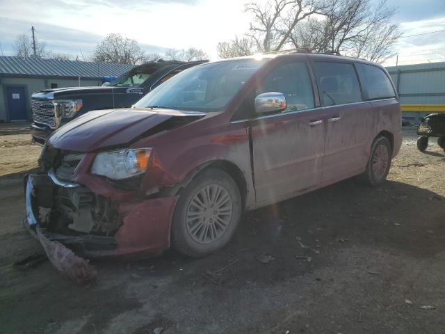 2C4RC1CG4DR510876 - 2013 CHRYSLER TOWN & COU TOURING L MAROON photo 1