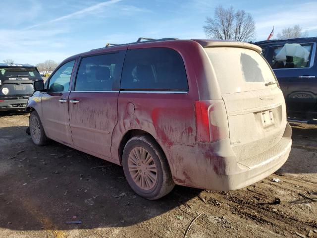 2C4RC1CG4DR510876 - 2013 CHRYSLER TOWN & COU TOURING L MAROON photo 2