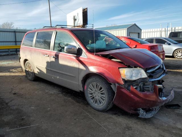2C4RC1CG4DR510876 - 2013 CHRYSLER TOWN & COU TOURING L MAROON photo 4