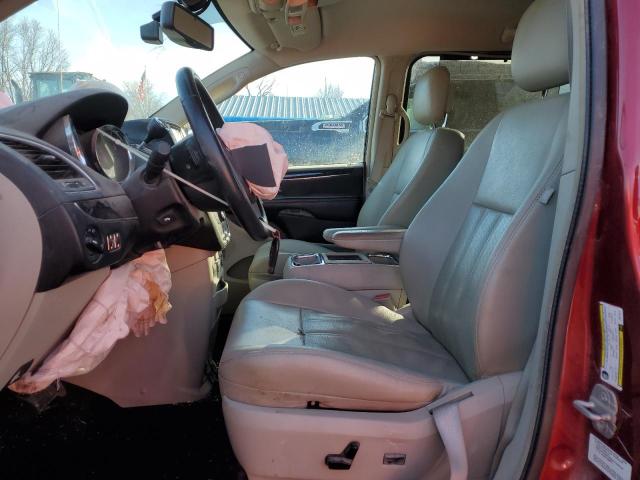 2C4RC1CG4DR510876 - 2013 CHRYSLER TOWN & COU TOURING L MAROON photo 7