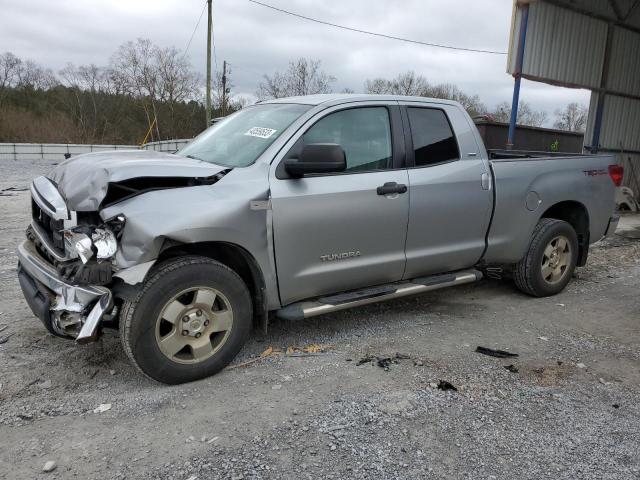 5TFRY5F15AX078327 - 2010 TOYOTA TUNDRA DOUBLE CAB SR5 SILVER photo 1