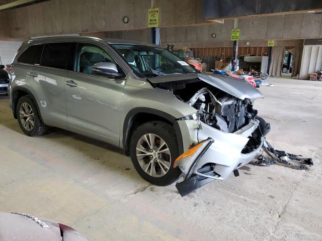 5TDJKRFH4FS076049 - 2015 TOYOTA HIGHLANDER XLE SILVER photo 4