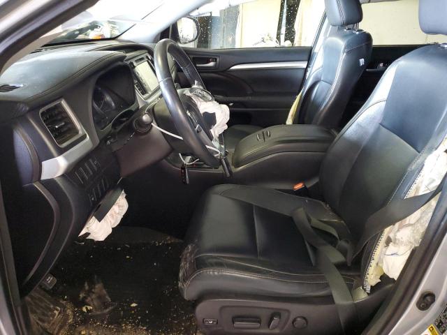 5TDJKRFH4FS076049 - 2015 TOYOTA HIGHLANDER XLE SILVER photo 7