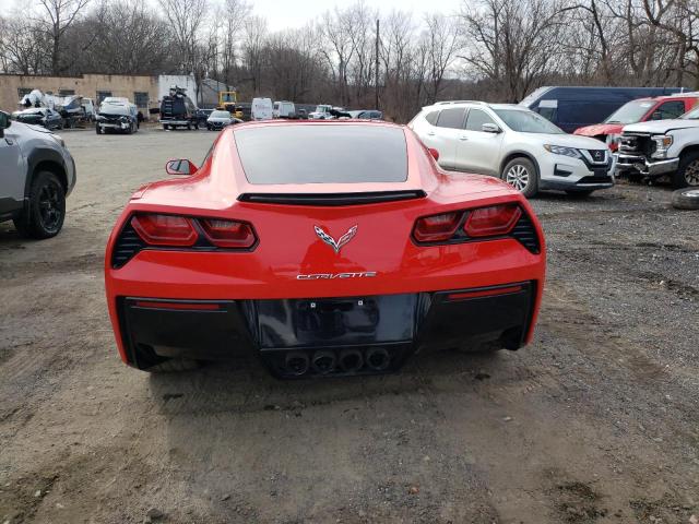 1G1YB2D71K5100753 - 2019 CHEVROLET CORVETTE STINGRAY 1LT RED photo 6