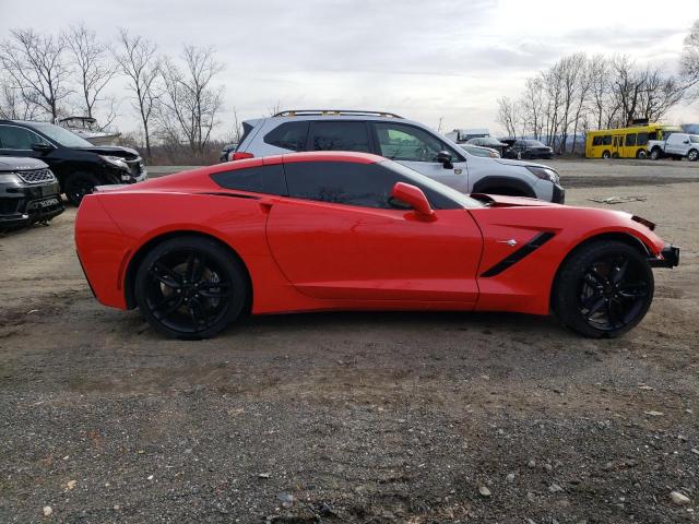 1G1YB2D71K5100753 - 2019 CHEVROLET CORVETTE STINGRAY 1LT RED photo 7