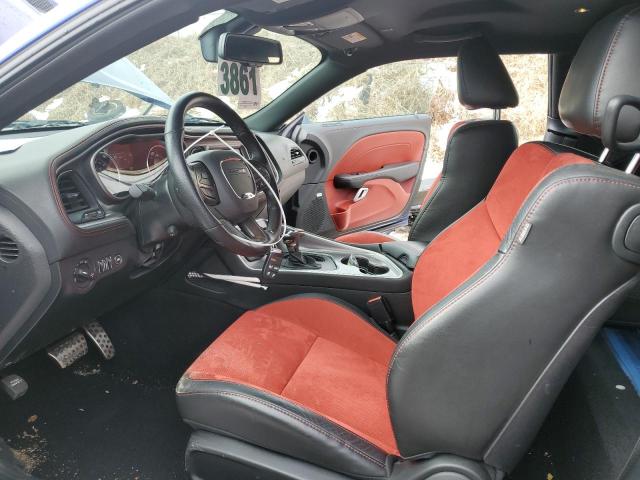 2C3CDZFJ4NH128853 - 2022 DODGE CHALLENGER R/T SCAT PACK BLUE photo 7