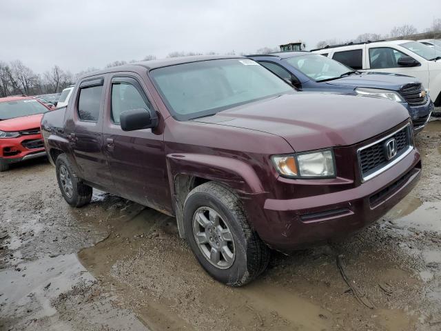 2HJYK16368H513566 - 2008 HONDA RIDGELINE RTX BURGUNDY photo 4