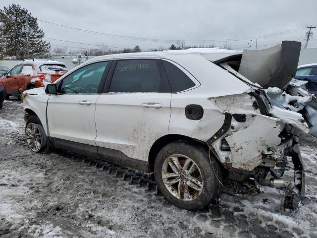 2FMPK4J85GBB55376 - 2016 FORD EDGE SEL WHITE photo 2