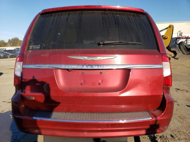 2C4RC1BG4DR669754 - 2013 CHRYSLER TOWN & COU TOURING RED photo 6