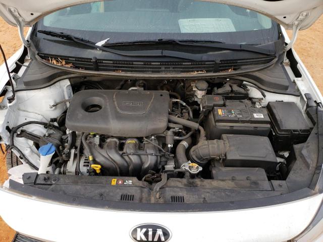 3KPA24AB4KE186898 - 2019 KIA RIO S WHITE photo 11