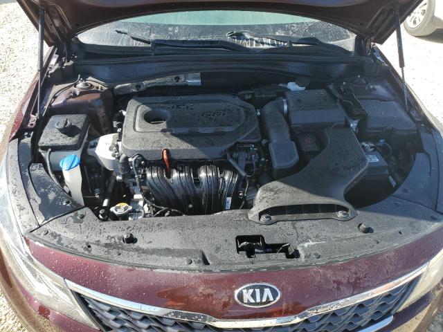 5XXGT4L39LG427232 - 2020 KIA OPTIMA LX BURGUNDY photo 11