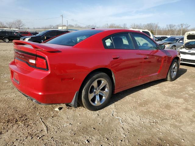 2C3CDXHG1DH525814 - 2013 DODGE CHARGER SXT RED photo 3