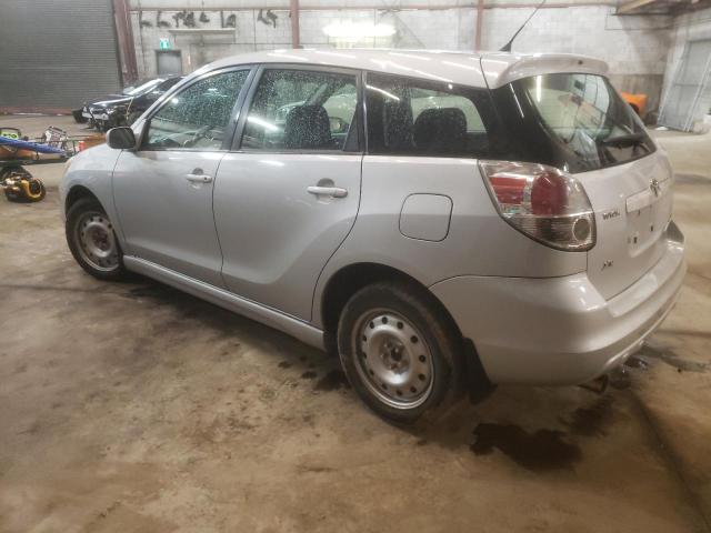 2T1KR32E18C706565 - 2008 TOYOTA COROLLA MA XR SILVER photo 2