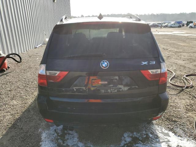 WBXPC9C41AWJ32887 - 2010 BMW X3 XDRIVE30I BLACK photo 6