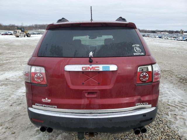 1GKEV23768J156369 - 2008 GMC ACADIA SLT-1 RED photo 6