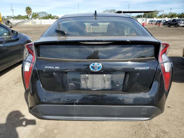 JTDKBRFU0H3580717 - 2017 TOYOTA PRIUS BLACK photo 6