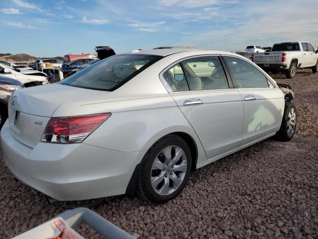 1HGCP36879A000142 - 2009 HONDA ACCORD EXL WHITE photo 3