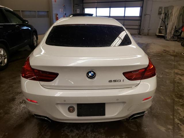 WBA6B2C51ED128929 - 2014 BMW 650I I GRAN COUPE WHITE photo 6