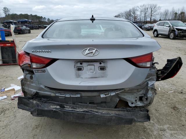 5NPDH4AE6GH693830 - 2016 HYUNDAI ELANTRA SE GRAY photo 6