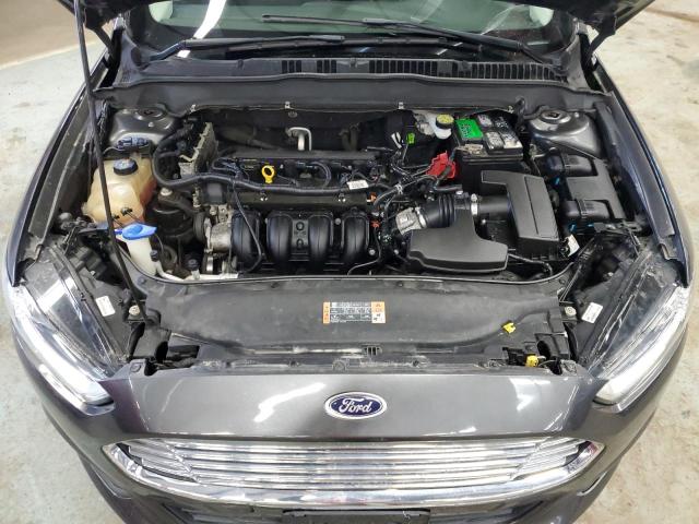 3FA6P0H78GR189665 - 2016 FORD FUSION SE GRAY photo 11