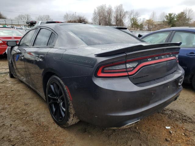 2C3CDXBGXJH167553 - 2018 DODGE CHARGER SXT CHARCOAL photo 2