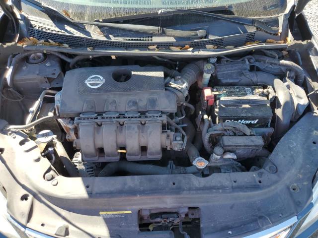 3N1AB7AP5FL637502 - 2015 NISSAN SENTRA S GRAY photo 11