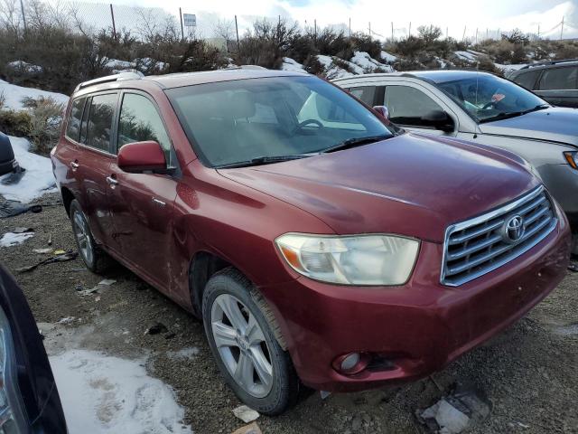 JTEES42A392145902 - 2009 TOYOTA HIGHLANDER LIMITED RED photo 4