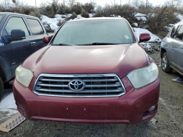 JTEES42A392145902 - 2009 TOYOTA HIGHLANDER LIMITED RED photo 5