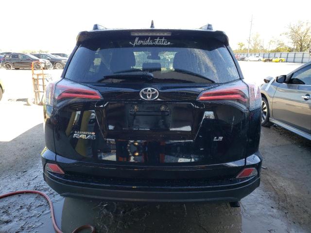 2T3ZFREV9HW352886 - 2017 TOYOTA RAV4 LE BLACK photo 6