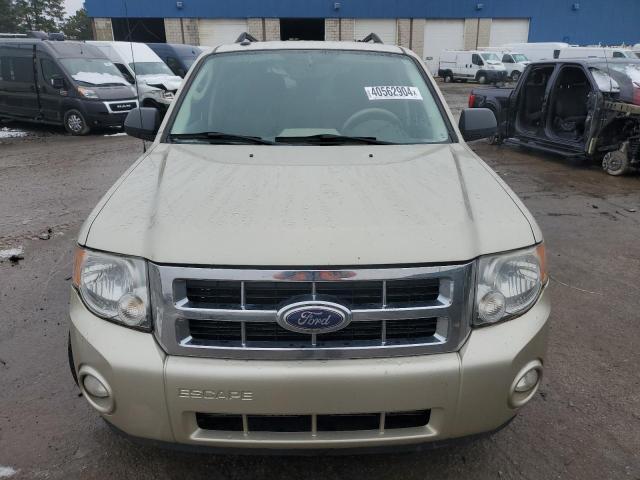 1FMCU0D72AKB09277 - 2010 FORD ESCAPE XLT BEIGE photo 5