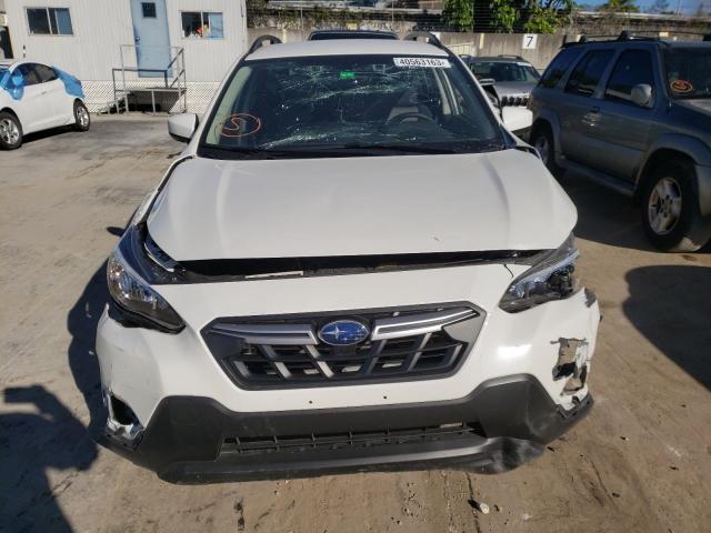 JF2GTAPC9M8670344 - 2021 SUBARU CROSSTREK PREMIUM WHITE photo 5