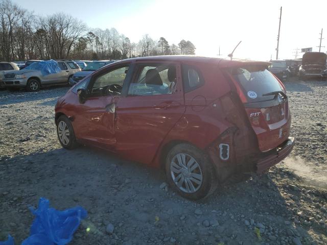 3HGGK5H5XFM735453 - 2015 HONDA FIT LX RED photo 2