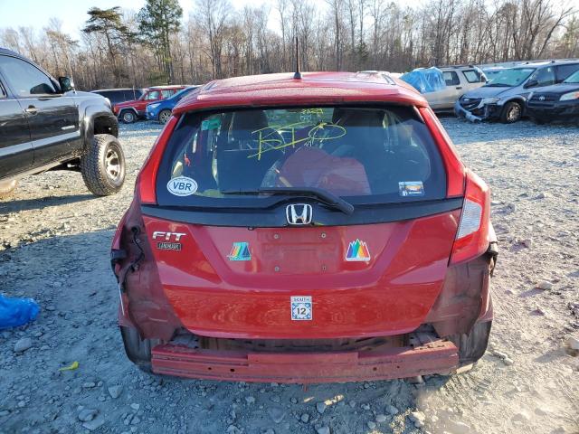 3HGGK5H5XFM735453 - 2015 HONDA FIT LX RED photo 6