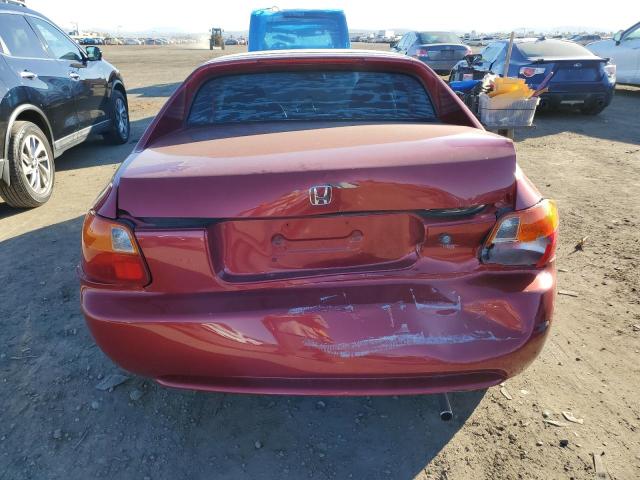 JHMEH624XVS004567 - 1997 HONDA CIVIC DEL SOL S RED photo 6