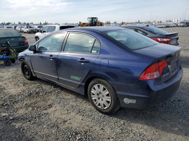 1HGFA46507L000902 - 2007 HONDA CIVIC GX BLUE photo 2