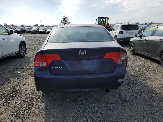 1HGFA46507L000902 - 2007 HONDA CIVIC GX BLUE photo 6