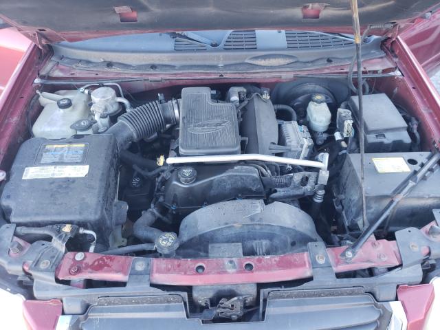 1GKET16S546141181 - 2004 GMC ENVOY XL BURGUNDY photo 7