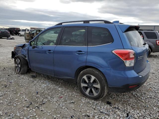 JF2SJAJC5JH406445 - 2018 SUBARU FORESTER 2.5I LIMITED BLUE photo 2