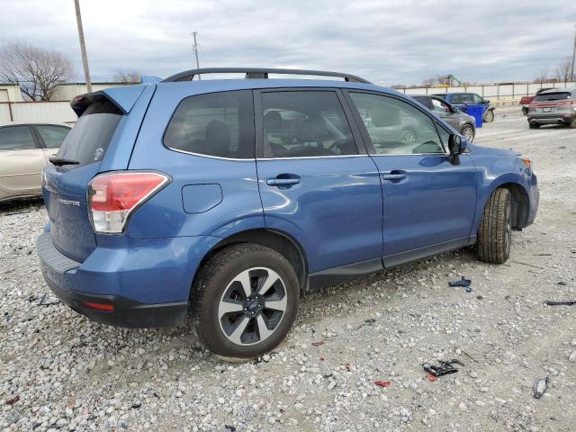 JF2SJAJC5JH406445 - 2018 SUBARU FORESTER 2.5I LIMITED BLUE photo 3