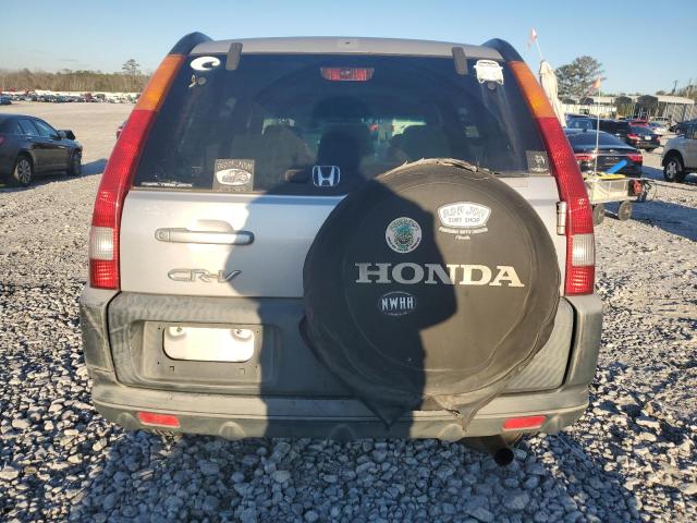 JHLRD78822C066147 - 2002 HONDA CR-V EX SILVER photo 6