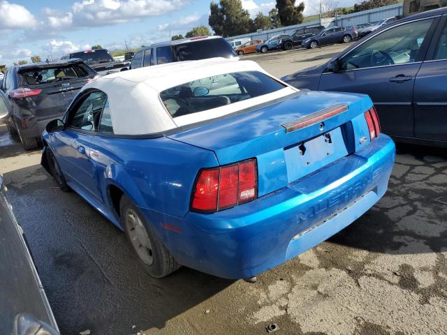 1FAFP4448YF187030 - 2000 FORD MUSTANG BLUE photo 2