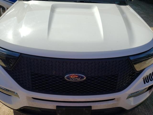 1FM5K8AW3MNA13735 - 2021 FORD EXPLORER POLICE INTERCEPTOR Weiß Foto 11