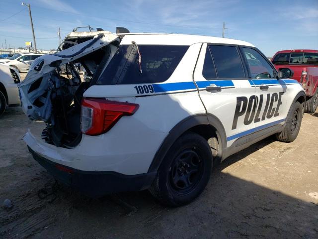 1FM5K8AW3MNA13735 - 2021 FORD EXPLORER POLICE INTERCEPTOR WHITE photo 3