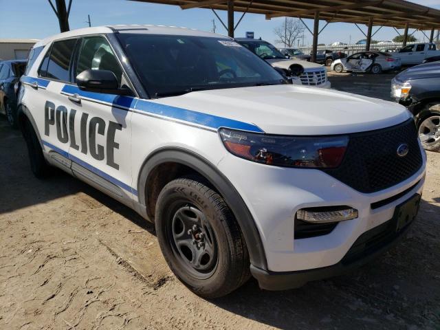 1FM5K8AW3MNA13735 - 2021 FORD EXPLORER POLICE INTERCEPTOR WHITE photo 4