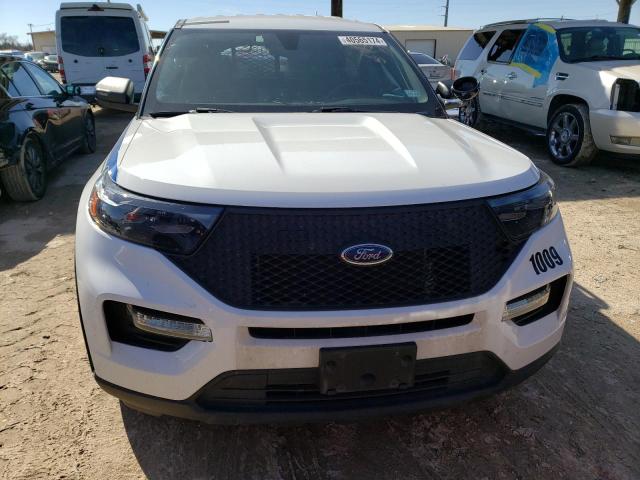 1FM5K8AW3MNA13735 - 2021 FORD EXPLORER POLICE INTERCEPTOR WHITE photo 5