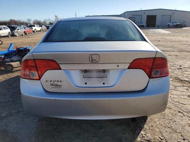 1HGFA16597L075628 - 2007 HONDA CIVIC LX SILVER photo 6