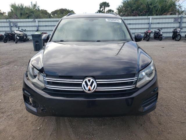 WVGAV7AXXGW006109 - 2016 VOLKSWAGEN TIGUAN S BLACK photo 5